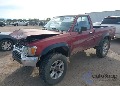 1991 Toyota Pickup 1/2 Ton Sht Wheelbase Dlx из США, поврежденный, VIN JT4RN01P9M0011802